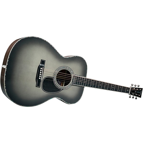 Martin Limited-Edition OM-45 John Mayer Signature Platinum Acoustic Guitar Gray Sunburst