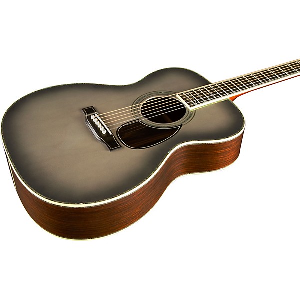 Martin Limited-Edition OM-45 John Mayer Signature Platinum Acoustic Guitar Gray Sunburst