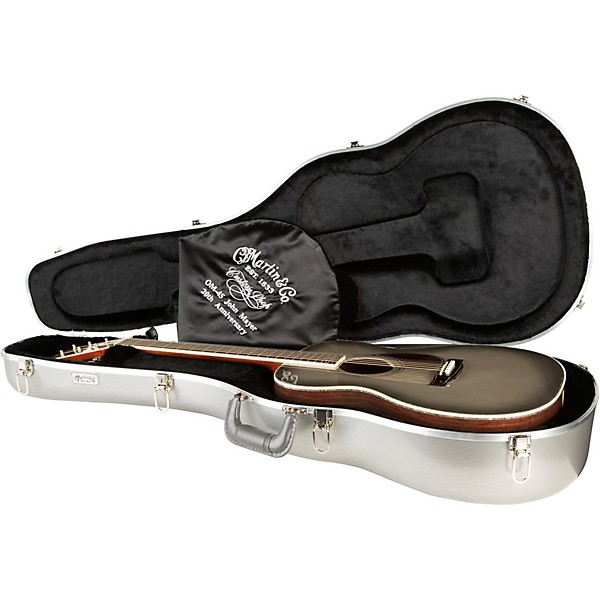 Martin Limited-Edition OM-45 John Mayer Signature Platinum Acoustic Guitar Gray Sunburst