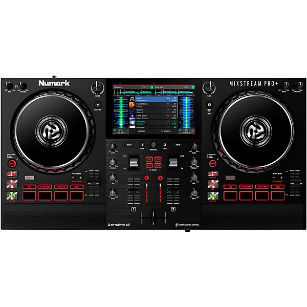 Open Box Numark Mixstream Pro + Standalone Streaming DJ Controller Level 1  Black