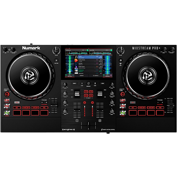 Numark MIXSTREAM PRO GO Battery Powered Streaming DJ Controller w Case