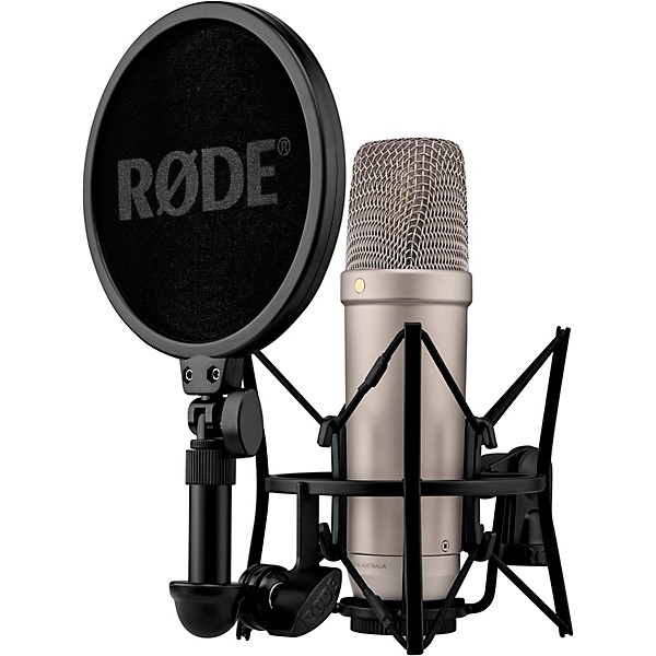 RODE Microphone condensateur de studio NT1 de 5e génération (argenté)