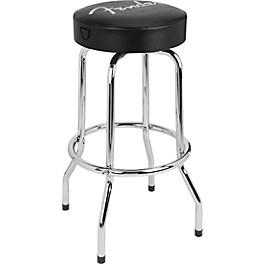 Fender Spaghetti Logo Pick Pouch Barstool 30 in. Black