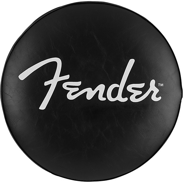 Fender Spaghetti Logo Pick Pouch Barstool 30 in. Black