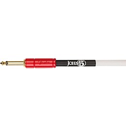 Fender John 5 Straight to Straight Instrument Cable 10 ft. White