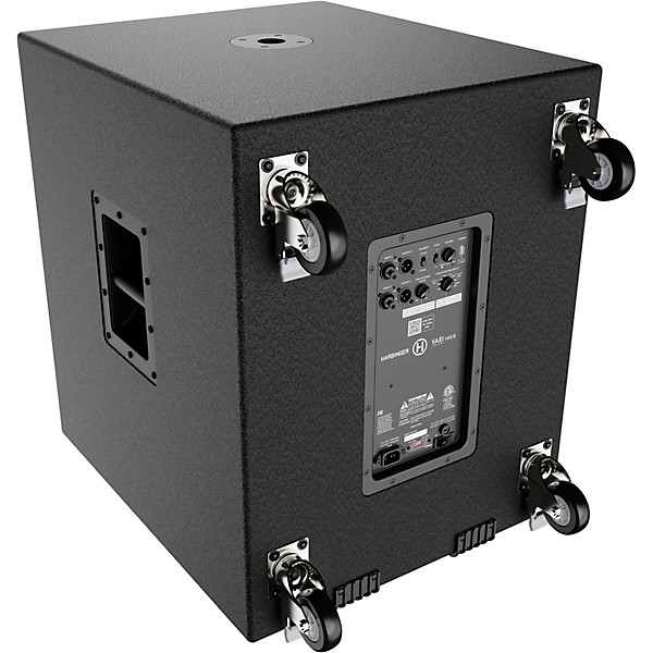 Harbinger VARI VRS18 18" Powered Subwoofer With DSP, Casters & Slip Cover