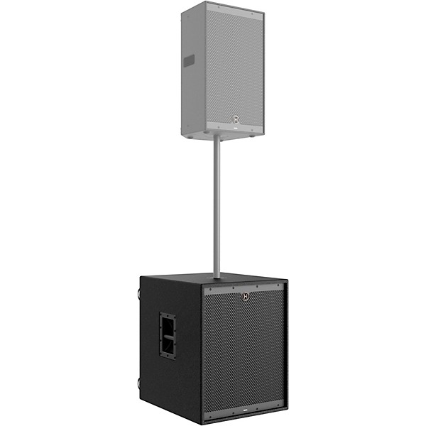 Harbinger VARI VRS18 18" Powered Subwoofer With DSP, Casters & Slip Cover