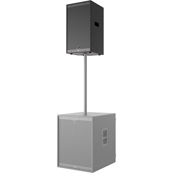 Harbinger VARI VR412 12" Powered 2-Way Loudspeaker With Wood Cabinet, Bluetooth, DSP and Tote Bag