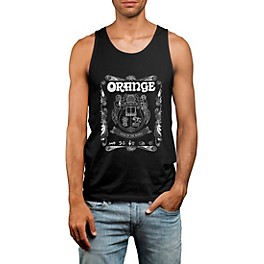 Orange Amplifiers Orange Crest Tank Top X Large Black Orange Amplifiers Orange Crest Tank Top Large Black