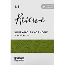 D'Addario Woodwinds Reserve, Soprano Saxophone Reeds - Box of 10 4.5