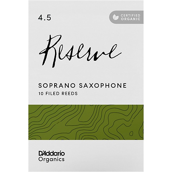 D'Addario Woodwinds Reserve, Soprano Saxophone Reeds - Box of 10 4.5