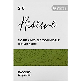 D'Addario Woodwinds Reserve, Soprano Saxophone Reeds - ... D'Addario Woodwinds Reserve, Soprano Saxophone Reeds - Box of 10 2