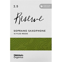 D'Addario Woodwinds Reserve, Soprano Saxophone Reeds - Box of 10 2.5