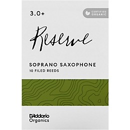 D'Addario Woodwinds Reserve, Soprano Saxophone Reeds - Box of 10 3+