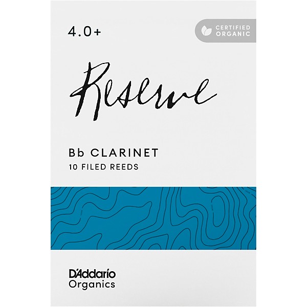 D'Addario Woodwinds Reserve, Bb Clarinet - Box of 10 4+