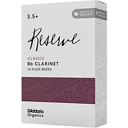 D'Addario Woodwinds Reserve Classic, Bb Clarinet Re... D'Addario Woodwinds Reserve Classic, Bb Clarinet Reed - Box of 10 3.5+