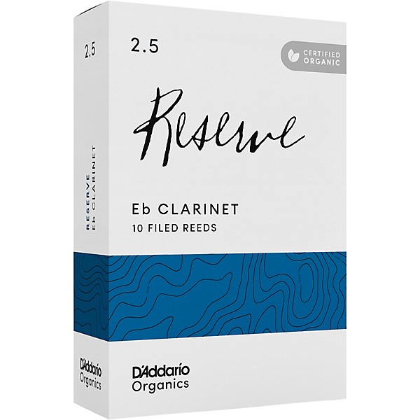 D'Addario Woodwinds Reserve, Eb Clarinet Reeds - Box Of 10 2.5