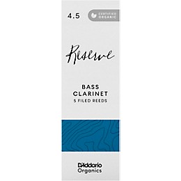 D'Addario Woodwinds Reserve, Bass Clarinet Reeds - Box of 5 4.5