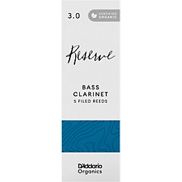 D'Addario Woodwinds Reserve, Bass Clarinet Reeds - Box of 5 3.5 D'Addario Woodwinds Reserve, Bass Clarinet Reeds - Box of 5 3