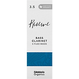 D'Addario Woodwinds Reserve, Bass Clarinet Reeds - Box of 5 3.5