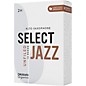 D'Addario Woodwinds Select Jazz Alto Saxophone Unfiled Organic Reeds Box of 10 2H