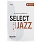 D'Addario Woodwinds Select Jazz Alto Saxophone Unfiled Organic Reeds Box of 10 3M thumbnail
