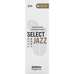 D'Addario Woodwinds Select Jazz, Baritone Saxophone - Filed,Box of 5 3M