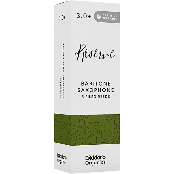 D'Addario Woodwinds Reserve, Baritone Saxophone - Box of 5 3+