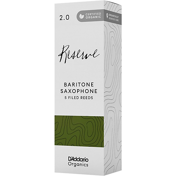 D'Addario Woodwinds Reserve, Baritone Saxophone - Box of 5 2