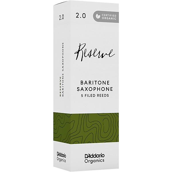 D'Addario Woodwinds Reserve, Baritone Saxophone - Box of 5 2