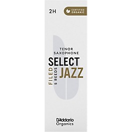 D'Addario Woodwinds Select Jazz, Tenor Saxophon... D'Addario Woodwinds Select Jazz, Tenor Saxophone Reeds - Filed,Box of 5 2H