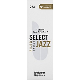 D'Addario Woodwinds Select Jazz, Tenor Saxophone Reeds - Filed,Box of 5 2M
