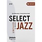 D'Addario Woodwinds Select Jazz, Soprano Saxophone - Unfiled,Box of 10 2M thumbnail