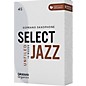 D'Addario Woodwinds Select Jazz, Soprano Saxophone - Unfiled,Box of 10 4S