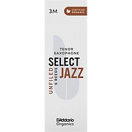 D'Addario Woodwinds Select Jazz, Tenor Saxoph... D'Addario Woodwinds Select Jazz, Tenor Saxophone Reeds - Unfiled,Box of 5 3M