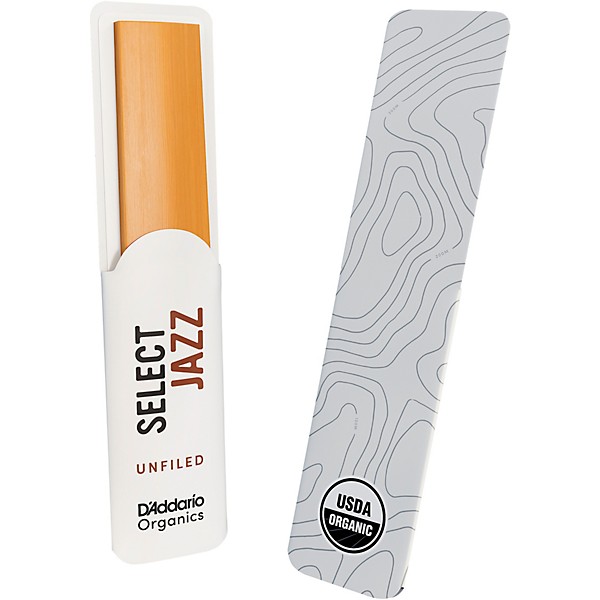 D'Addario Woodwinds Select Jazz, Tenor Saxophone Reeds - Unfiled,Box of 5 4M