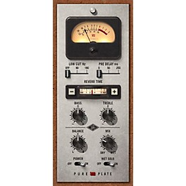 Universal Audio Pure Plate Reverb - UADx and UAD-2 Plug-Ins (Mac/Windows)