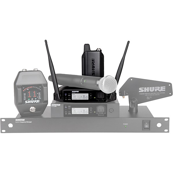 Shure GLX-D14+ Lavalier System With WL185, 2.4 & 5.8gHz Bands
