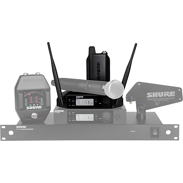 Shure GLX-D14+ Presenter System With BETA 98, 2.4 and 5.8gHz Bands