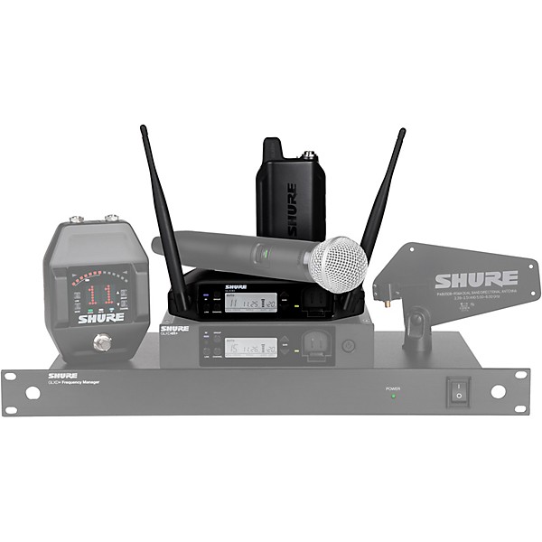 Shure GLX-D14+ Lavalier System With WL93, 2.4 & 5.8gHz