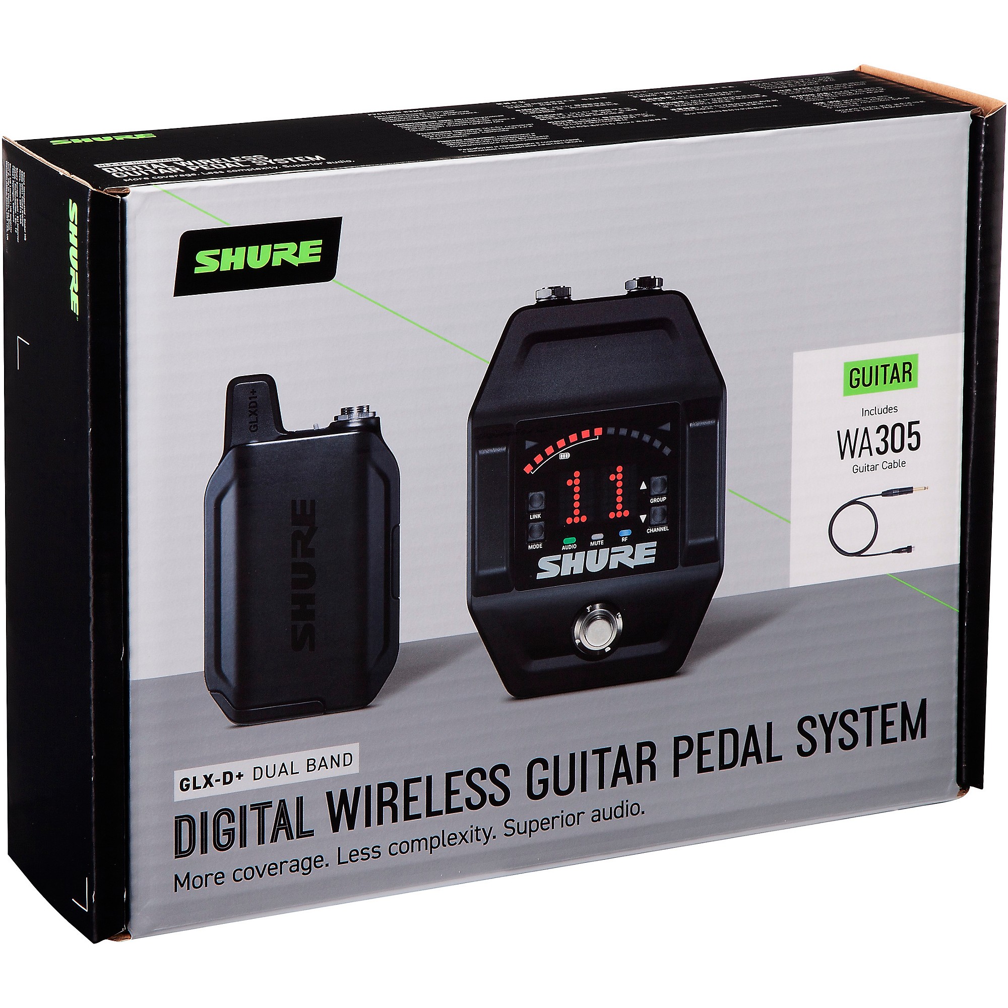 SHURE ( シュア ) / GLX-D16+ Shure GLX-D16+ Guitar Pedal System | Guitar Center