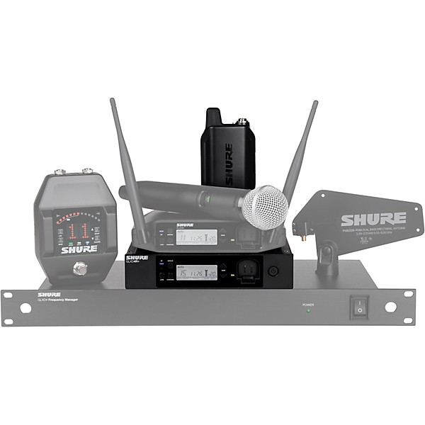 Shure GLX-D14R+ Rackmount Lavalier System With WL93