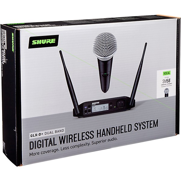 Shure GLX-D24+ Vocal System With SM58