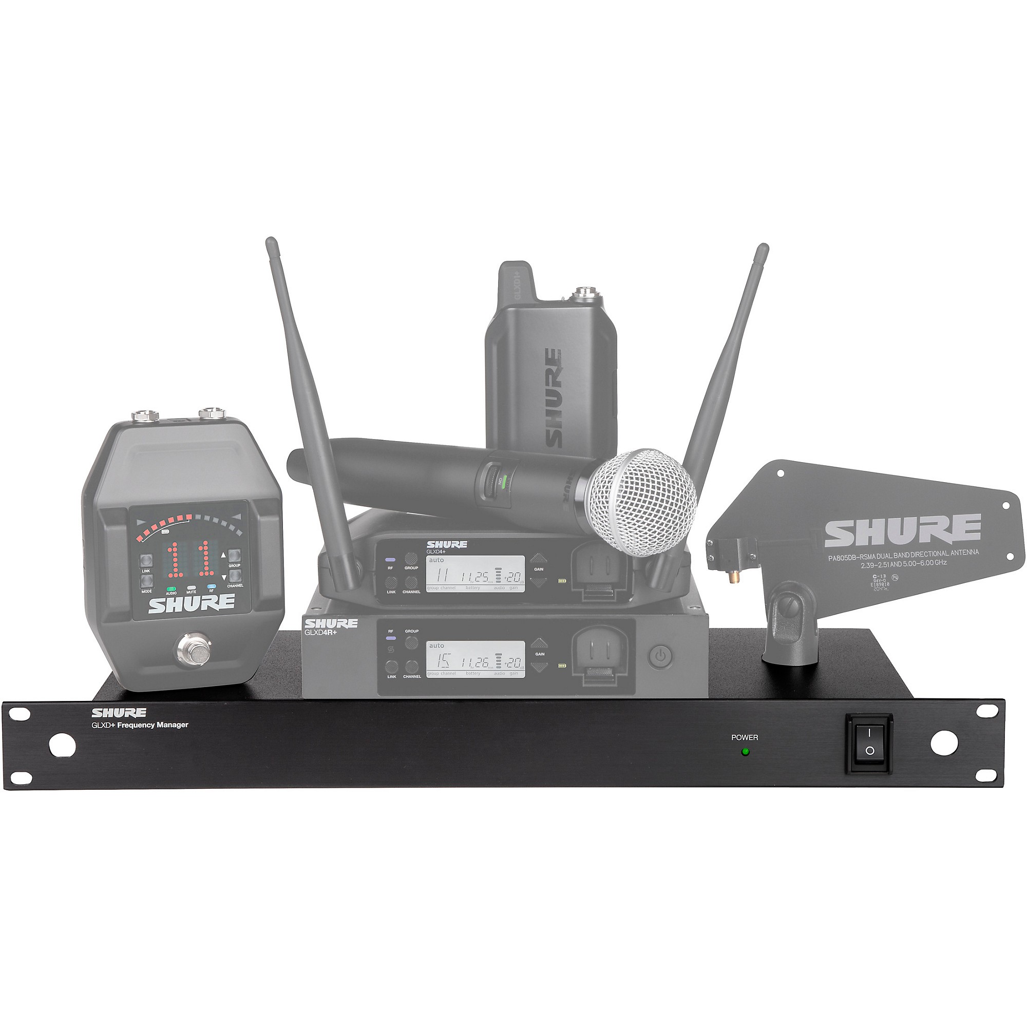 Shure GLXD+FMZ3/LC Frequency Manager for GLXD+ Rackmount Wireless