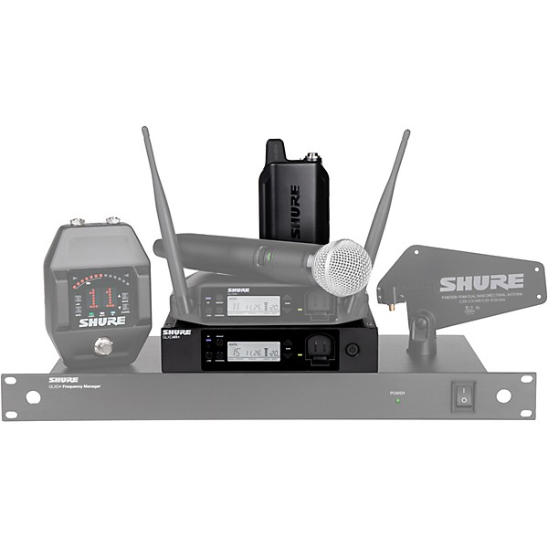 Shure GLX-D14R+ Rackmount Lavalier System With WL185