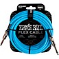 Ernie Ball FLEX Straight to Straight Instrument Cable 20 ft. Blue thumbnail
