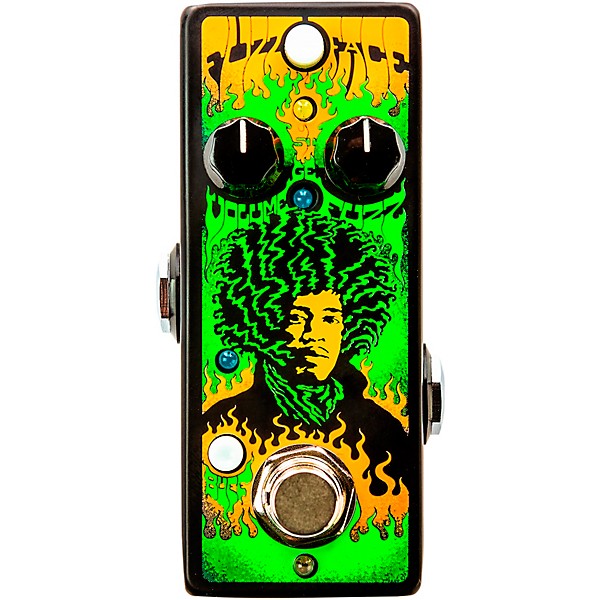 Dunlop Authentic Hendrix '68 Shrine Series Fuzz Face Distortion Green and Yellow