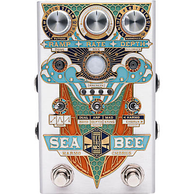 Beetronics Fx Seabee Harmochorus Effects Pedal Silver Anodized for sale