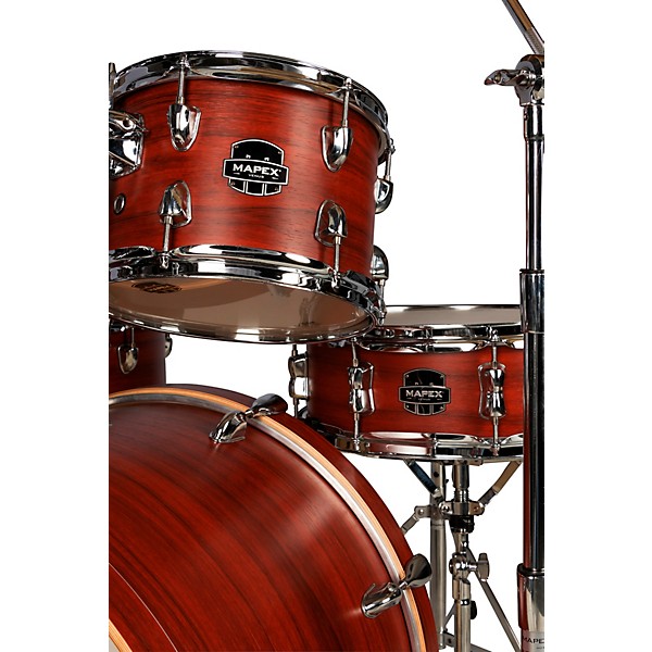 Mapex Venus Complete 5-Piece Drum Set With Hardware & Cymbals Redwood