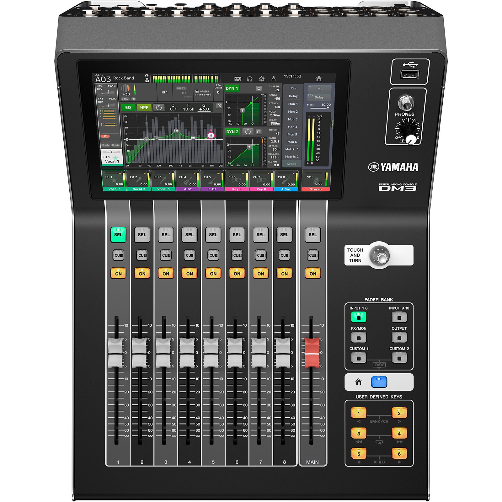 Mary Med venlig hilsen kardinal Yamaha DM3-D Professional 22-Channel Ultracompact Digital Mixer With Dante  | Guitar Center